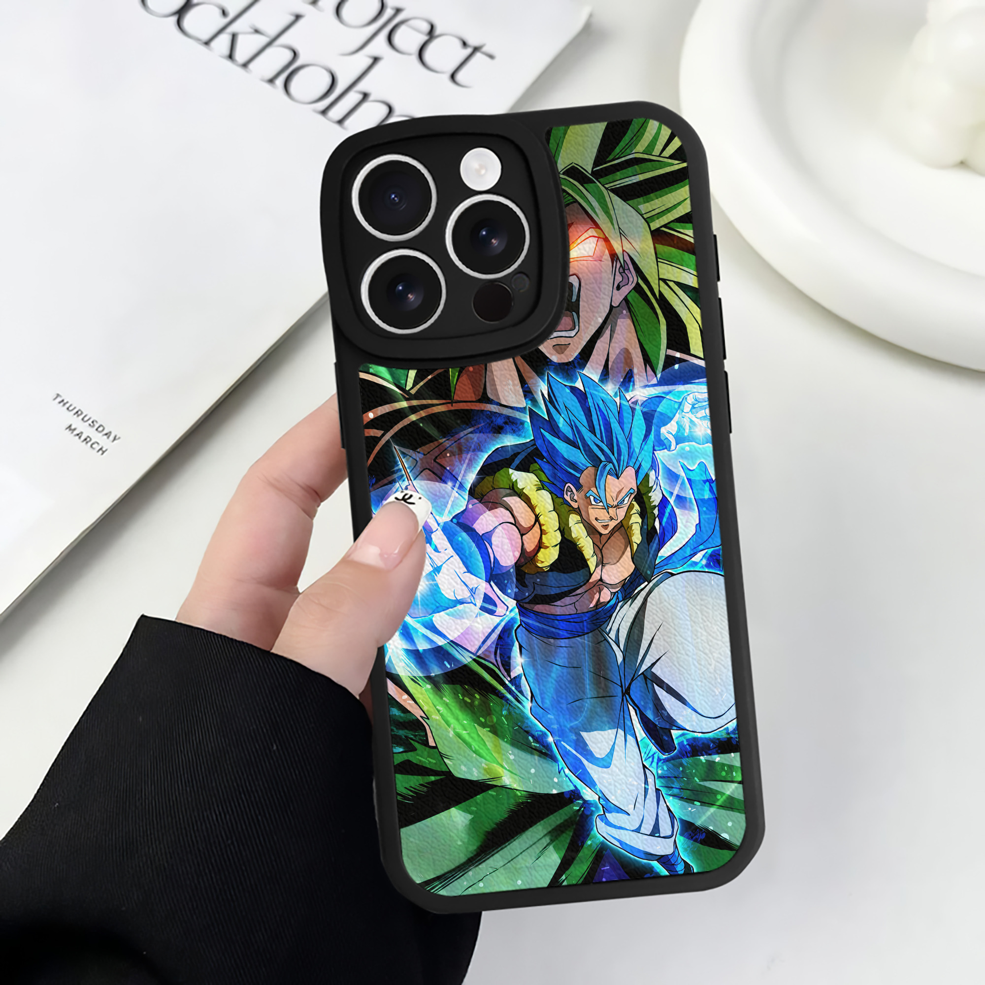 （画像用） ドラゴンボール DRAGON BALL 【iPhone 16シリーズ対応】シリコンスマホケース（レザー調） 材質：シリコン